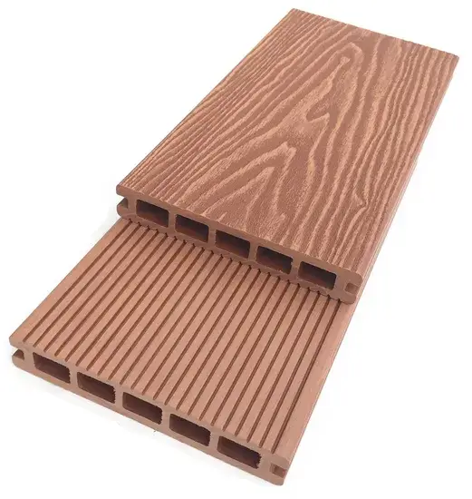 Sàn WPC chống thời tiết 150*25mm 3D cho không gian ngoại trời hình ảnh 1-description