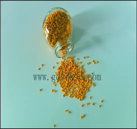 Hạt màu vàng dành cho sản phẩm nhựa PS/PP hình ảnh 1-description