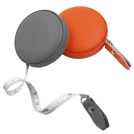 Thước dây da thu vào và thước cuộn đo centimet inch, công cụ đo chiều cao tiện lợi hình ảnh 1-description