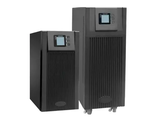 Bộ lưu điện trực tuyến một pha tần số thấp 10kVA/9kw với giải pháp ắc quy hình ảnh 1-description