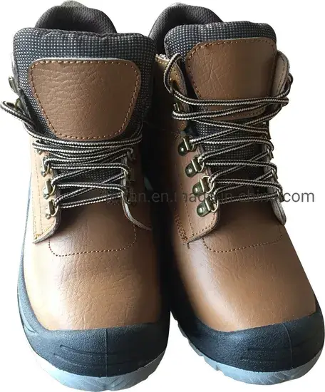 Giày da bảo hộ với tính thoáng khí cao và đầu thép chất lượng hình ảnh 1-description