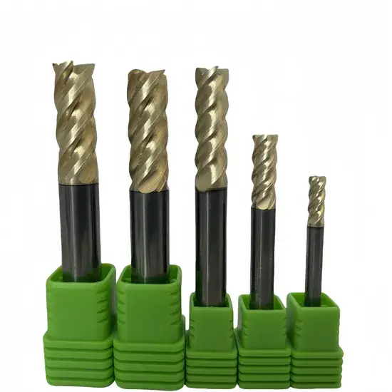 Dao phay carbide tungsten rắn CNC dành cho hợp kim chịu nhiệt độ cao hình ảnh 1-description