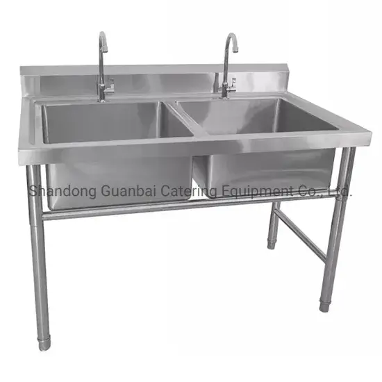 Bồn rửa bát inox cho bàn làm việc, thiết kế có bồn rửa hình ảnh 1-description