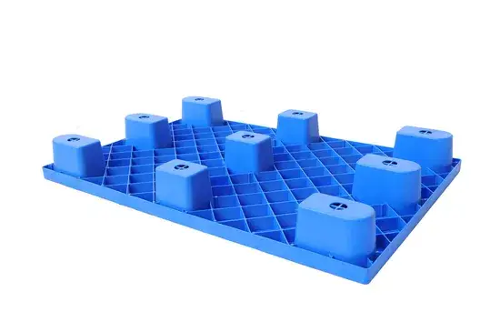 Nhựa tái chế HDPE 4 dày cao pallet polyethylene kích thước 1100X1100X155mm hình ảnh 1-description