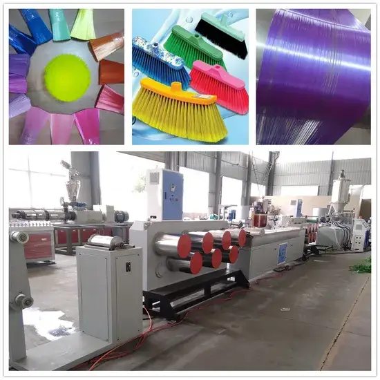 Máy ép sợi lông chổi từ nhựa Pet/PP - Công cụ chắc chắn cho sản xuất lông chổi hình ảnh 1-description