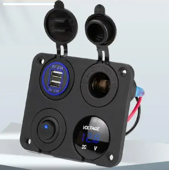 Điều khiển bảng công tắc 1+1 cho đa dạng phương tiện vận chuyển hình ảnh 1-description