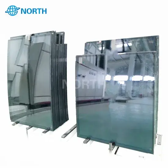 Kính phản chiếu xanh dương và xám, trong suốt và xanh lá hình ảnh 1-description