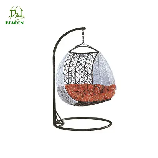 Ghế xoay ngoài trời Hammock hiện đại với vật liệu Wicker cho sân nhà hình ảnh 1-description