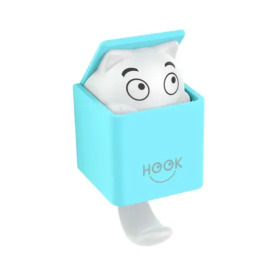 Móc treo áo hình mèo con dễ thương - Sản phẩm trang trí độc đáo cho nhà cửa, tường, treo khăn tắm và quần áo hình ảnh 1-description