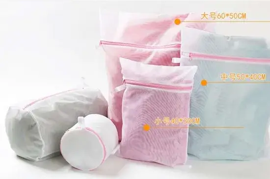 Túi giặt lưới polyester linh hoạt có thể tự gập, thích hợp cho nhu cầu của bạn hình ảnh 1-description