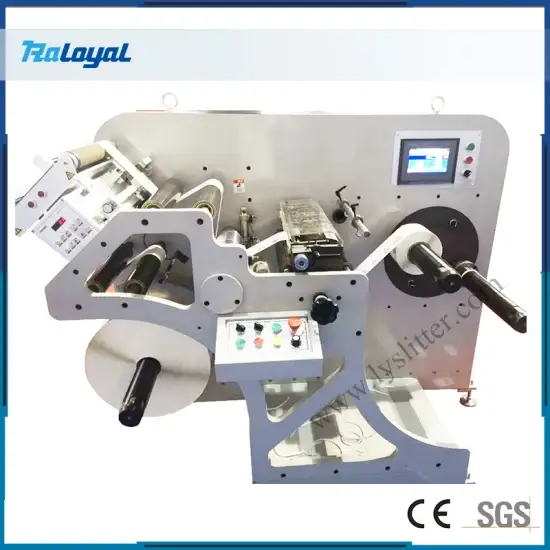 Máy cắt nhãn giấy cuộn tốc độ 350mm, vận hành nhanh chóng lên đến 350m/phút hình ảnh 1-description