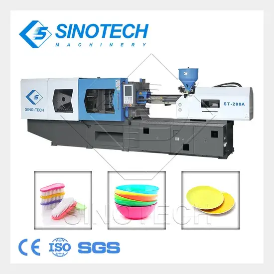 Máy làm đĩa tiết kiệm điện cho sản xuất nhựa ép phun với công nghệ Servo hình ảnh 1-description
