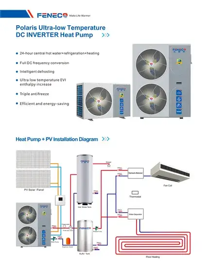 Bơm nhiệt nguồn không khí mới 2024 với bộ biến tần R410A, thân thiện với môi trường hình ảnh 1-description