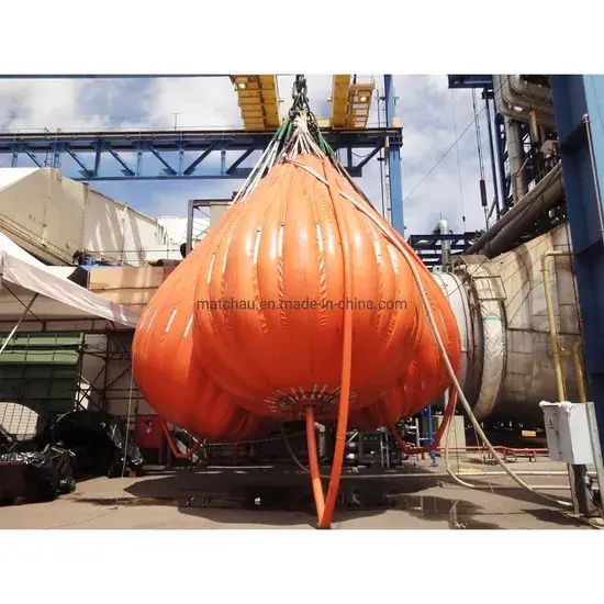 Bảo vệ cần cẩu với bao nước thử tải PVC phủ chất lượng cao hình ảnh 1-description