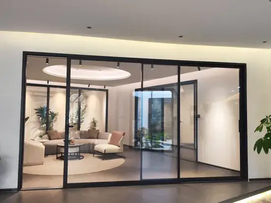 2024 T120 Hệ Thống Cửa Trượt Bằng Kim Loại Nhôm Kính Cho Cửa Ban Công Patio với Thiết Kế Tối Giản Ý Mới hình ảnh 1-description