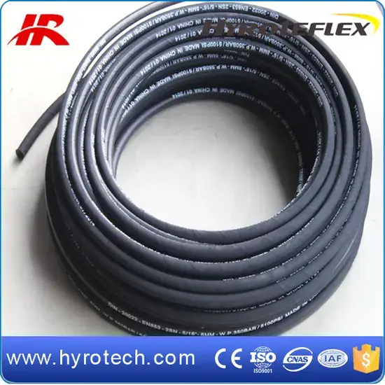Dây cao su thủy lực DIN En853 2sn chất lượng OEM bện mới hình ảnh 1-description