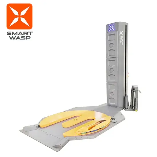 Máy đóng gói M loại quấn phim pallet T1650mm với công nghệ điều khiển PLC hiện đại hình ảnh 1-description