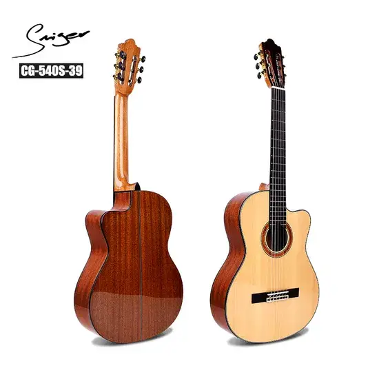 Guitar cổ điển chất lượng cao với thân gỗ đặc chuyên nghiệp từ hãng Smiger hình ảnh 1-description
