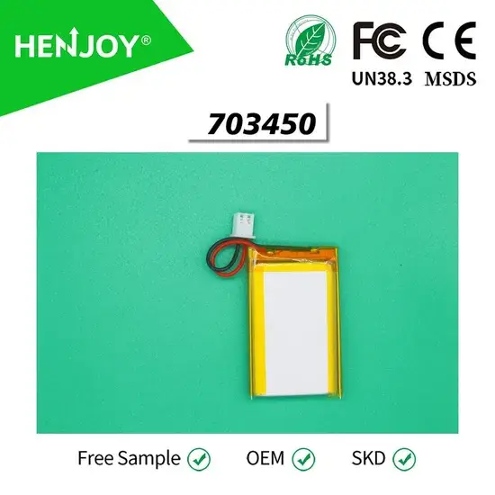 Pin Lithium 3.7V sạc lại cho tai nghe Bluetooth, loa, điều khiển từ xa và các thiết bị điện tử khác hình ảnh 1-description