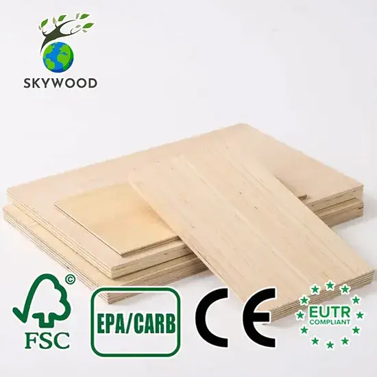 Ván ép thương mại 25 mm lõi thông bạch dương Veneered - Sản phẩm đa dụng cho công trình xây dựng hình ảnh 1-description