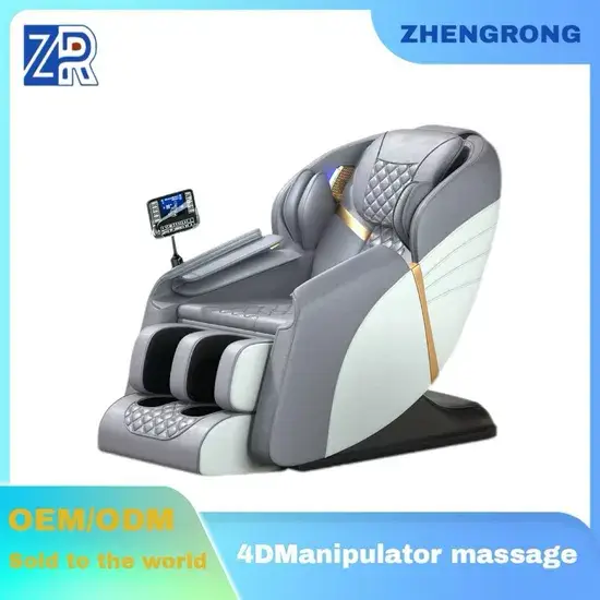 Ghế massage cao cấp mang lại cảm giác thư giãn với chức năng đầu massage bằng silicone êm ái hình ảnh 1-description