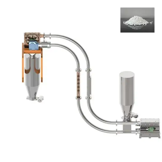 Thiết kế 3D băng tải ống truyền cho nhà máy không gây ô nhiễm hình ảnh 1-description