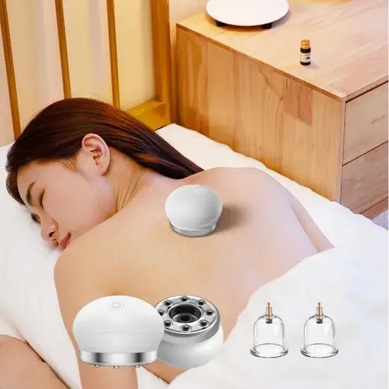 Massage Guasha hiện đại với chức năng nhiệt đới, hút chân không và nam châm, có màn hình LED hình ảnh 1-description