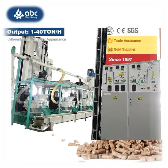 Nhà máy chế biến viên nén từ bã tre tự động - Chứng nhận CE, hiệu suất cao cho nông nghiệp hình ảnh 1-description