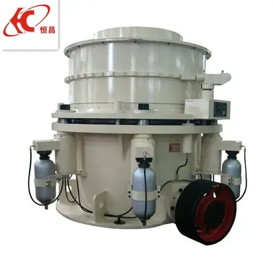 Máy nghiền hình nón đá thạch anh, talc, canxit thạch cao và graphite hình ảnh 1-description