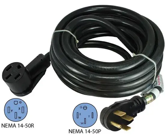 Dây Nguồn Mở Rộng RV Nặng Duty 15 Đôi Chân 50A 125V 250V: Sự Lựa Chọn Hoàn Hảo hình ảnh 1-description