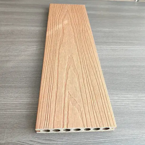 Sàn ngoại trời chống thấm composite gỗ nhựa với thiết kế rãnh độc đáo hình ảnh 1-description