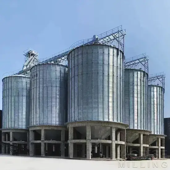 Bình cách nhiệt lưu trữ ngũ cốc, thùng lưu trữ lúa mì, đậu nành, gạo và ngô trong silo đáy phẳng, silo thép và silo xi măng hình ảnh 1-description