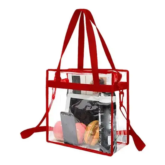 Túi xách phong cách PVC trong suốt dành cho chị em phụ nữ hình ảnh 1-description