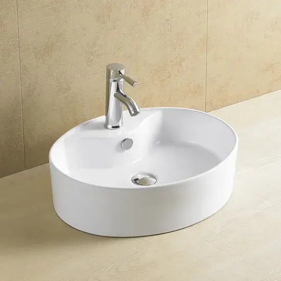 Bồn rửa tay sứ chất lượng cao phong cách mới cho phòng tắm hiện đại hình ảnh 1-description