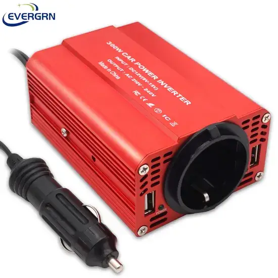 Bộ chuyển đổi điện một chiều sang xoay chiều 300W 12V 220V cho ô tô hình ảnh 1-description