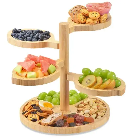 Bảng Phô Mai Kệ 360° - Thiết Kế Độc Đáo, Nhiều Tầng Xoay Phù Hợp Cho Các Dịp Đặc Biệt Như Giáng Sinh, Tiệc Tân Gia và Đám Cưới hình ảnh 1-description