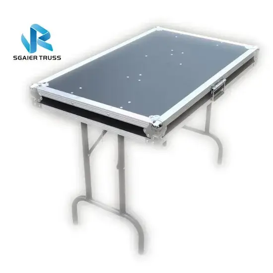 Bàn DJ di động Marathon: Thiết kế gập đa năng, công suất 36W/21d, cao 30 inch hình ảnh 1-description