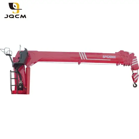 Có 12 dòng cần cẩu được lắp trên phần trên của xe tải hình ảnh 1-description