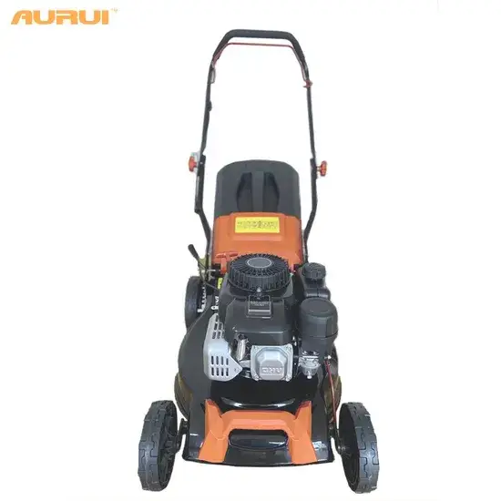 Công cụ làm vườn: Máy cắt cỏ chạy xăng 3 Chiều cao Vị trí và 65L Túi cỏ hình ảnh 1-description