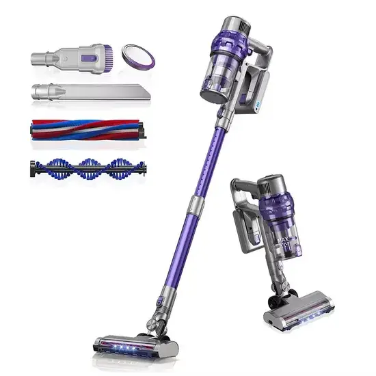 Máy Hút Bụi Cầm Tay Không Dây 450W, Công Suất 40kpa, Pin Sạc 50mins - Sức Hút Mạnh Mẽ, Không Bị Rối hình ảnh 1-description