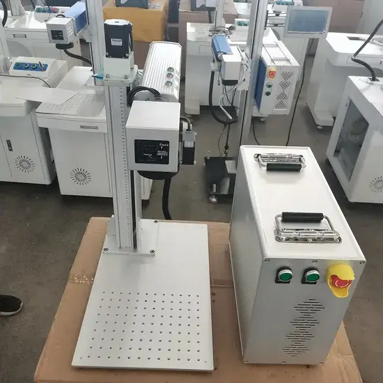 Sợi di động Max 20W-100W: Máy khắc laser cho các ứng dụng khắc nhãn, nhựa, và kim loại hình ảnh 1-description