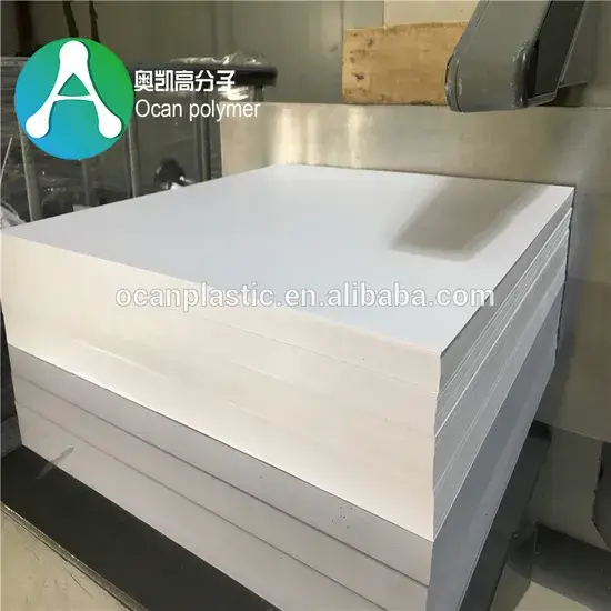 Chất liệu nhựa PVC cứng màu trắng mờ nhập khẩu từ Trung Quốc dùng cho chao đèn hình ảnh 1-description