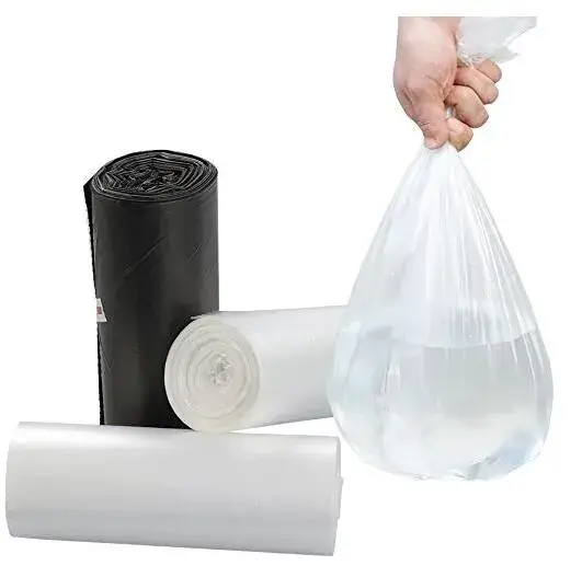 Bao đựng rác thải màu đen, chịu lực, phù hợp sử dụng cho thùng rác và bãi rác hình ảnh 1-description