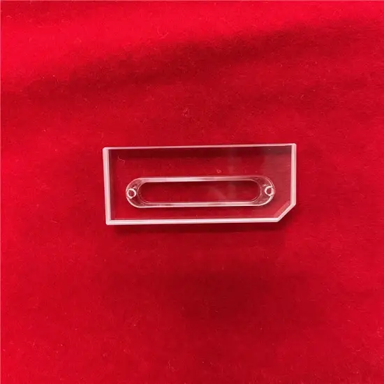Đồng hồ phòng thí nghiệm UV máy quang phổ: Mẫu tế bào vi, cốc cuvette thủy tinh quartz hình ảnh 1-description