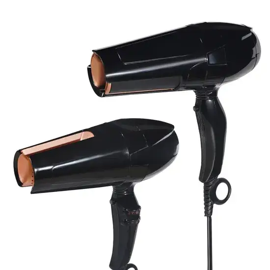 Máy sấy tóc 2024 chuyên nghiệp với công nghệ gốm đôi, sấy khô nhanh tại nhà và salon 1400W ion hình ảnh 1-description
