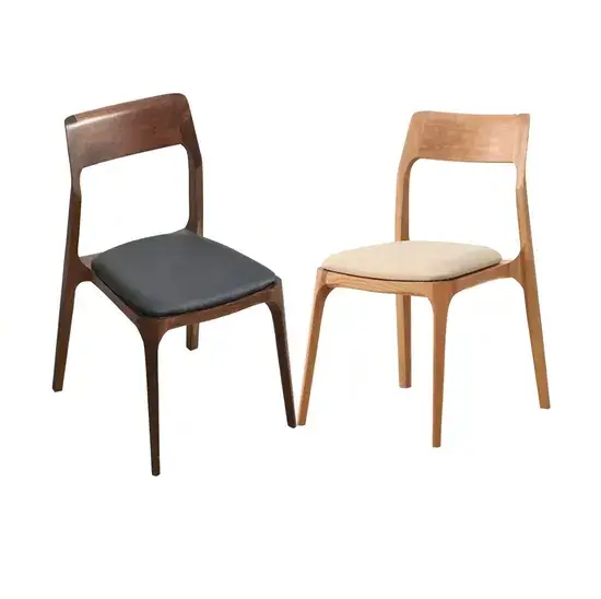 Ghế ngồi phòng khách ghế bên khung gỗ chắc chắn ghế ăn cho quán ăn và nhà hàng hình ảnh 1-description