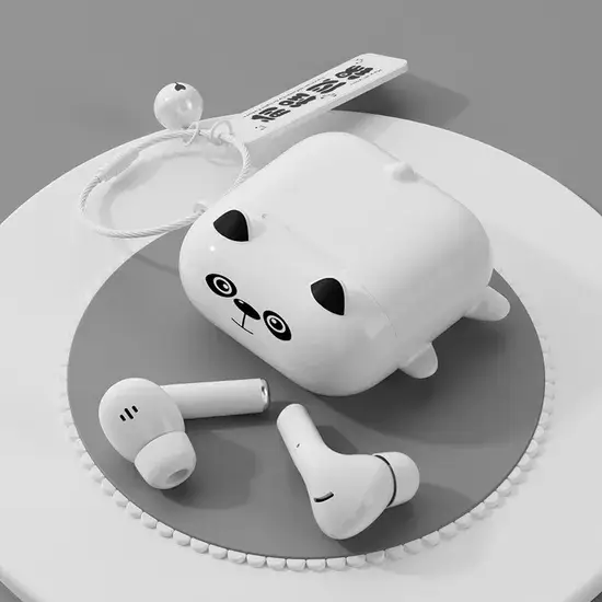 Tai nghe không dây Bluetooth TWS in-ear với thiết kế hình hoạt hình dễ thương hình ảnh 1-description