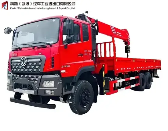 Giàn nâng công trình trên xe tải có hai trạm điều khiển tiện lợi hình ảnh 1-description
