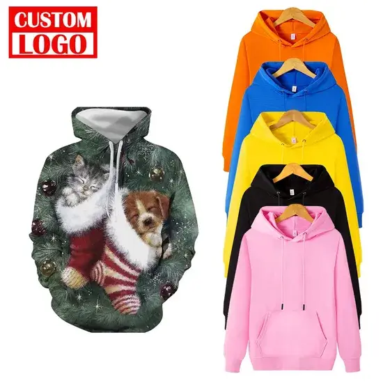Áo hoodie tùy chỉnh chất lượng cao, đa dạng mẫu mã, phong cách thời trang cho mùa thu đông hình ảnh 1-description
