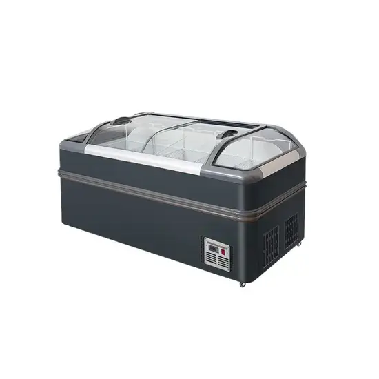 Tủ đông hiện đại có nắp kính trượt ngang, thuận tiện sử dụng hình ảnh 1-description